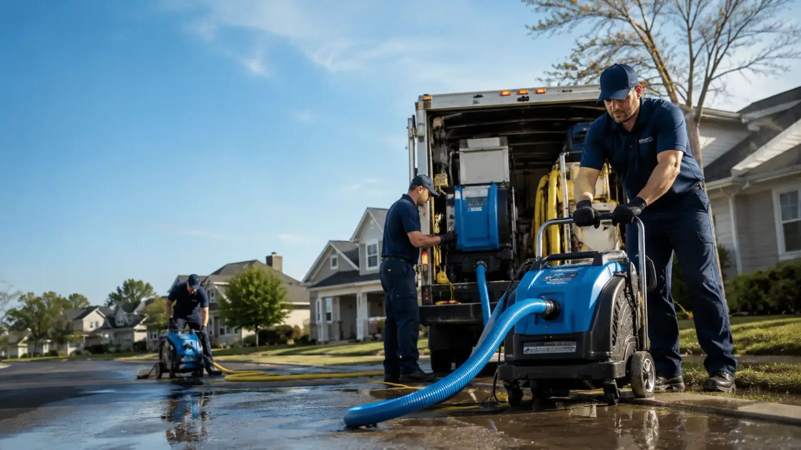 Flood Damage Cleanup in Washington, MI